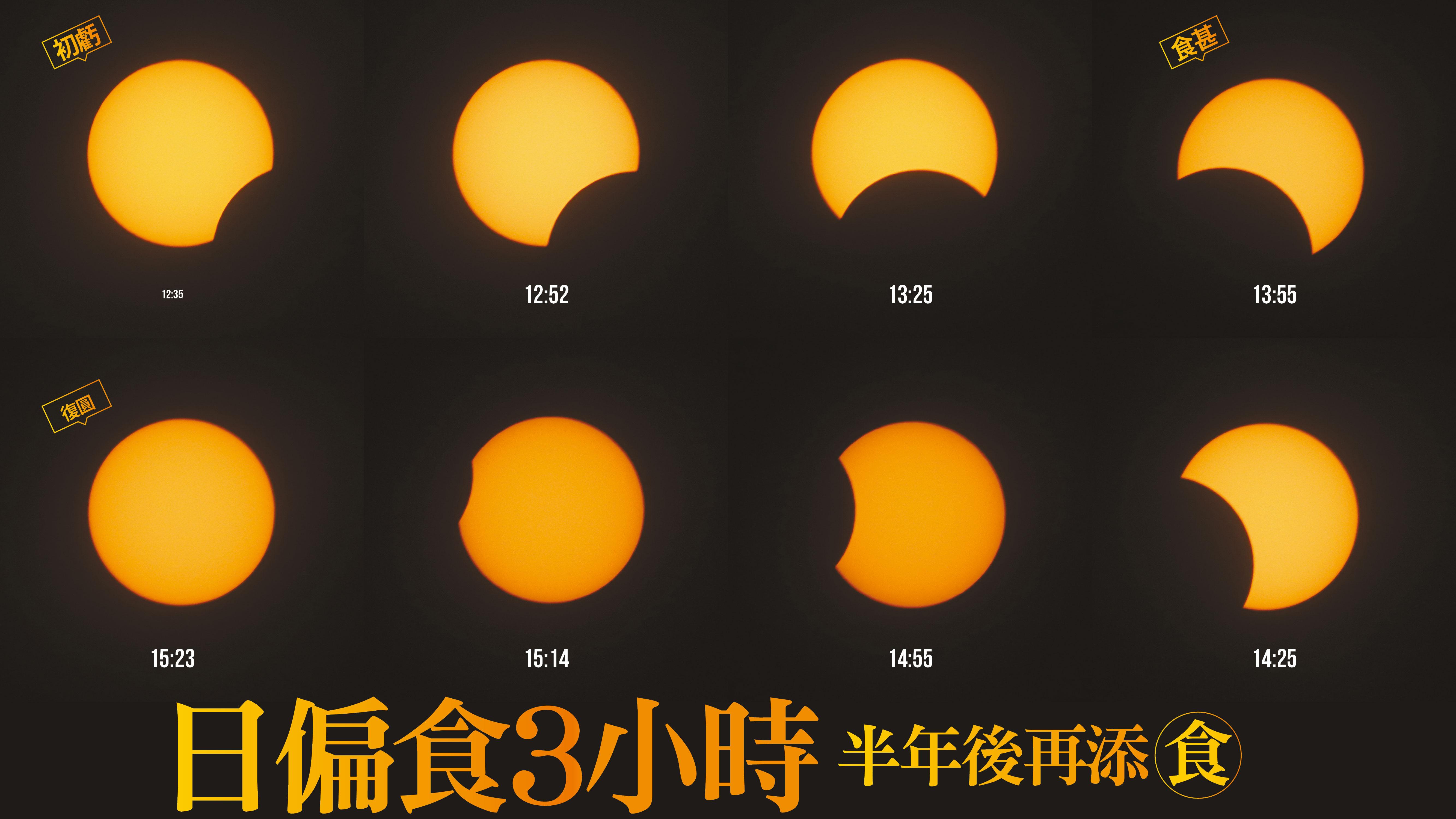 日偏食3小時 半年後再添「食」