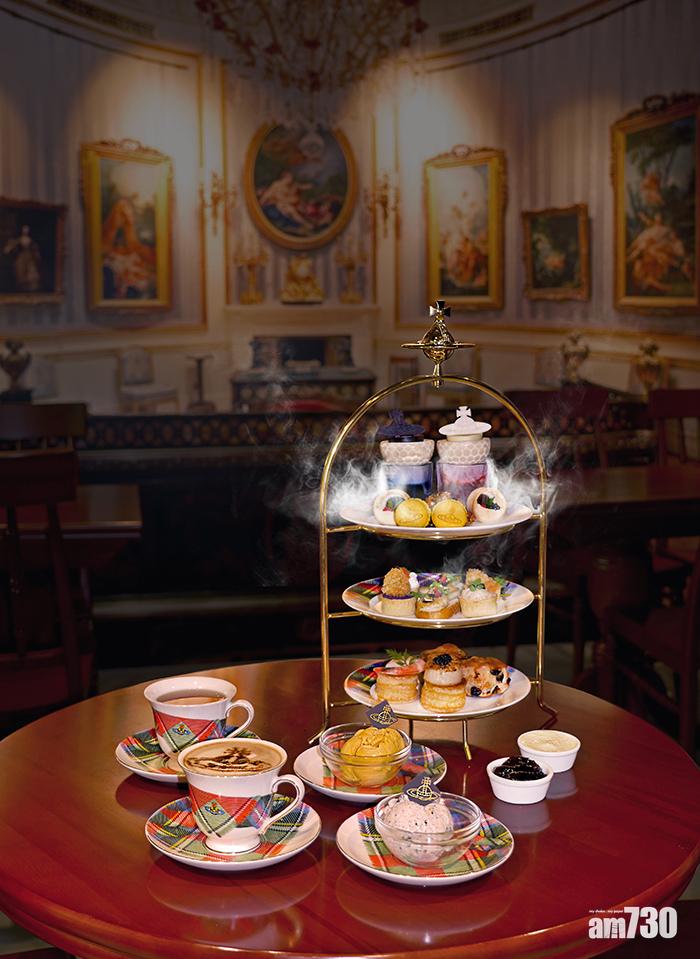 仙境三層架加雪糕　Vivienne Westwood Café限定teaset