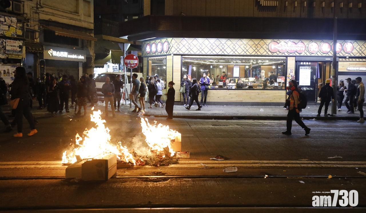 【元旦衝突】港府強烈譴責  律政司批損法治