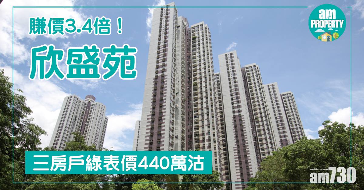 14年賺3.4倍！欣盛苑3房綠表440萬