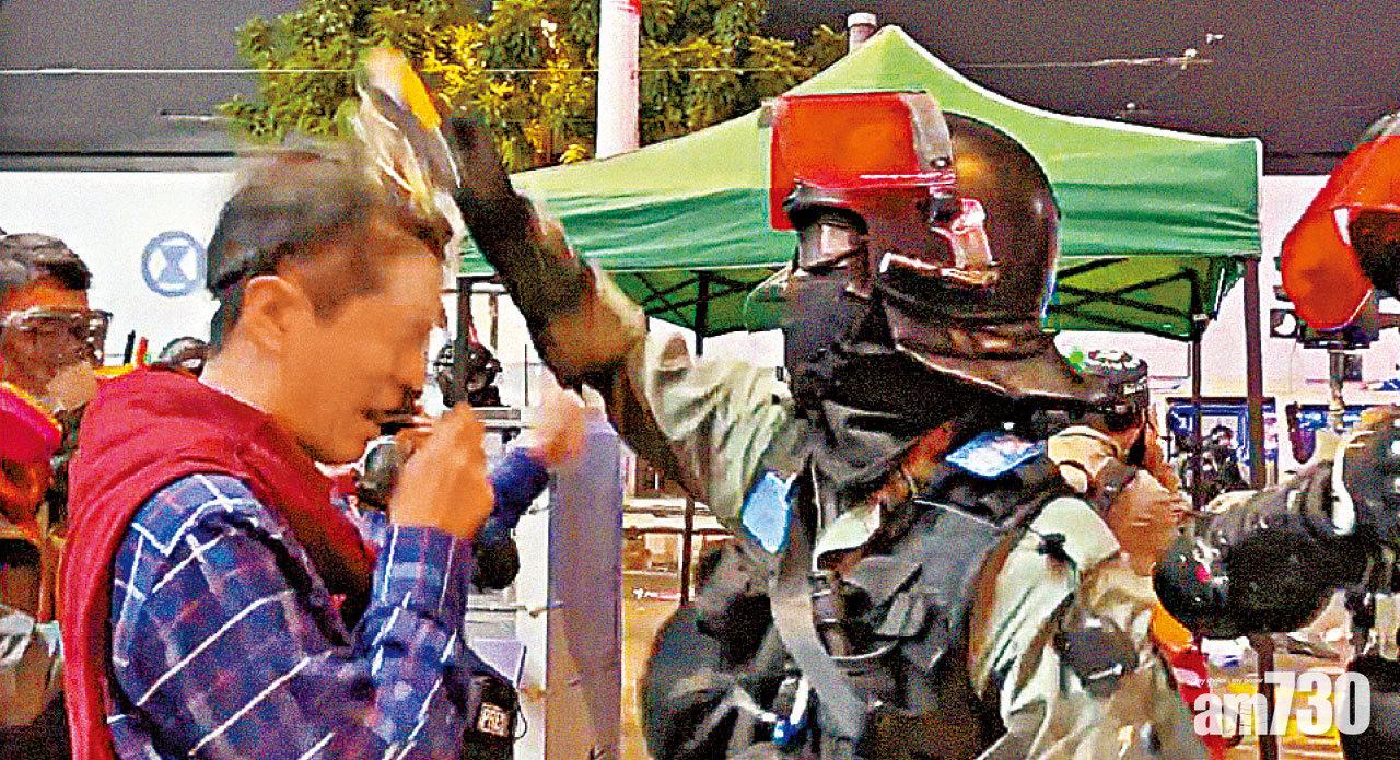 許智峯被扯眼罩噴椒 警稱為行動更有效