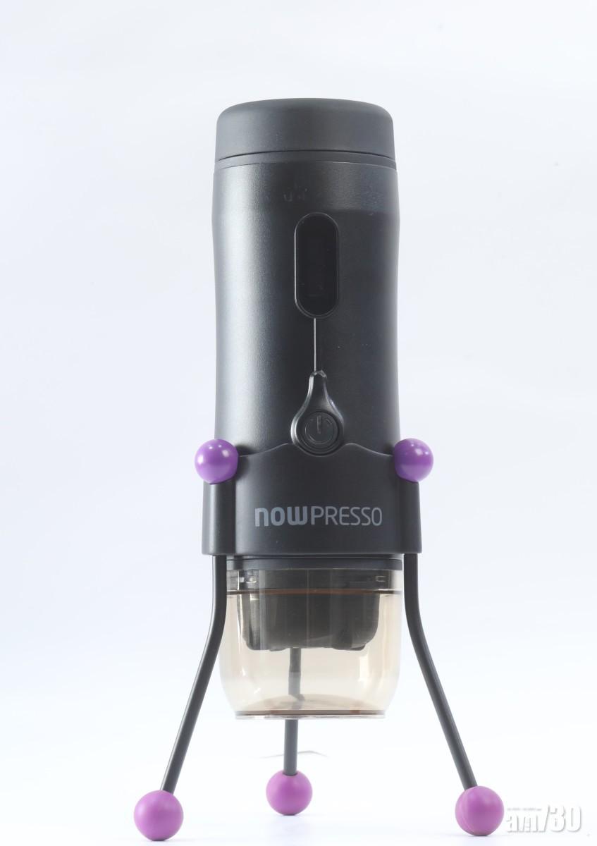 內建鋰電的迷你港產手提咖啡機Nowpresso V2