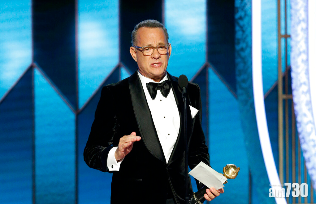 【金球獎2020】湯漢斯獲終身成就獎 哽咽感激家人支持