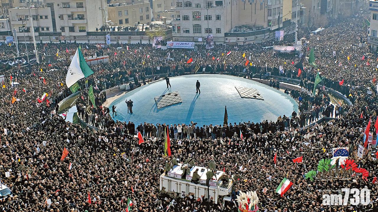 遭美擊殺第二把手舉殯 伊朗百萬人怒吼：報復