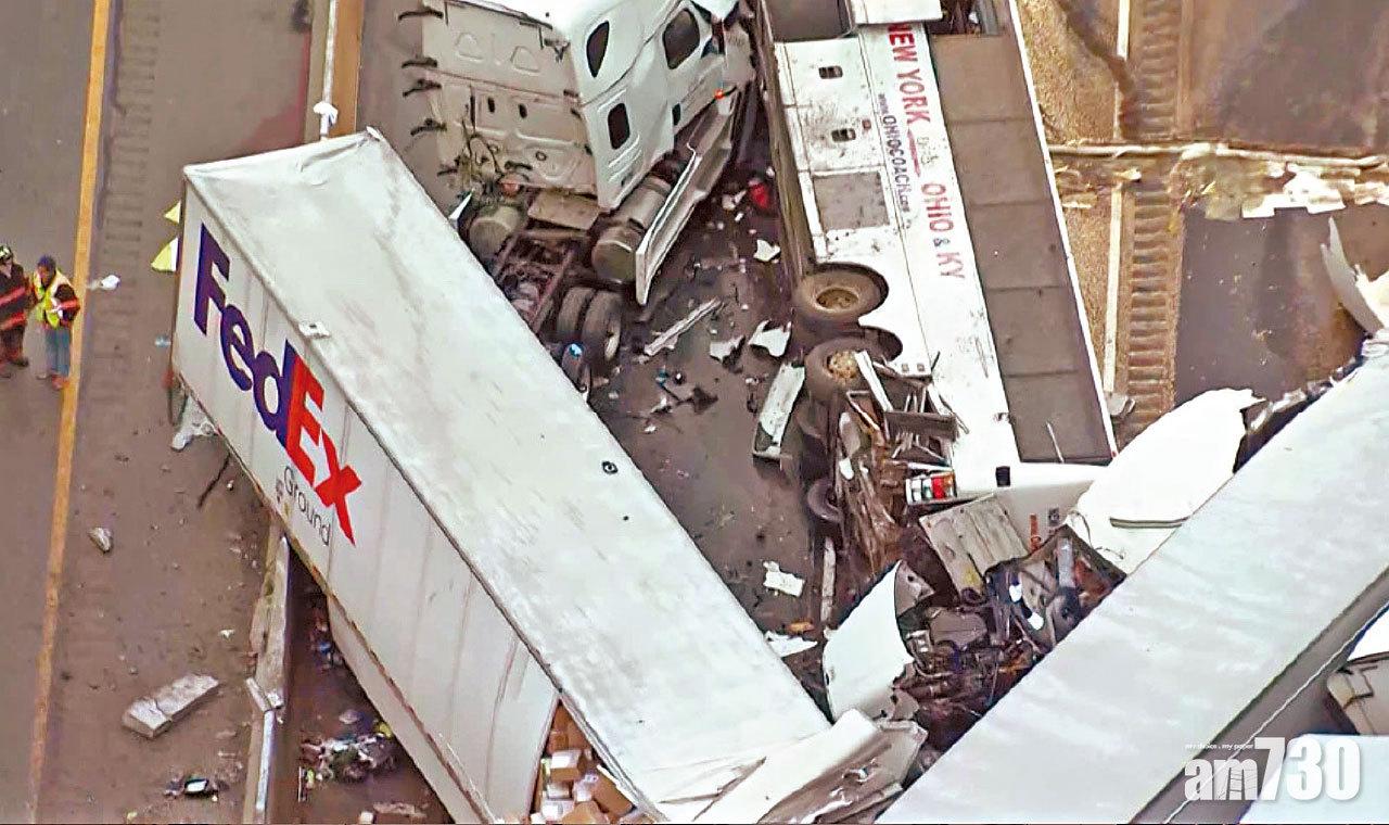 美華公司長途巴士深夜失事 5死60傷