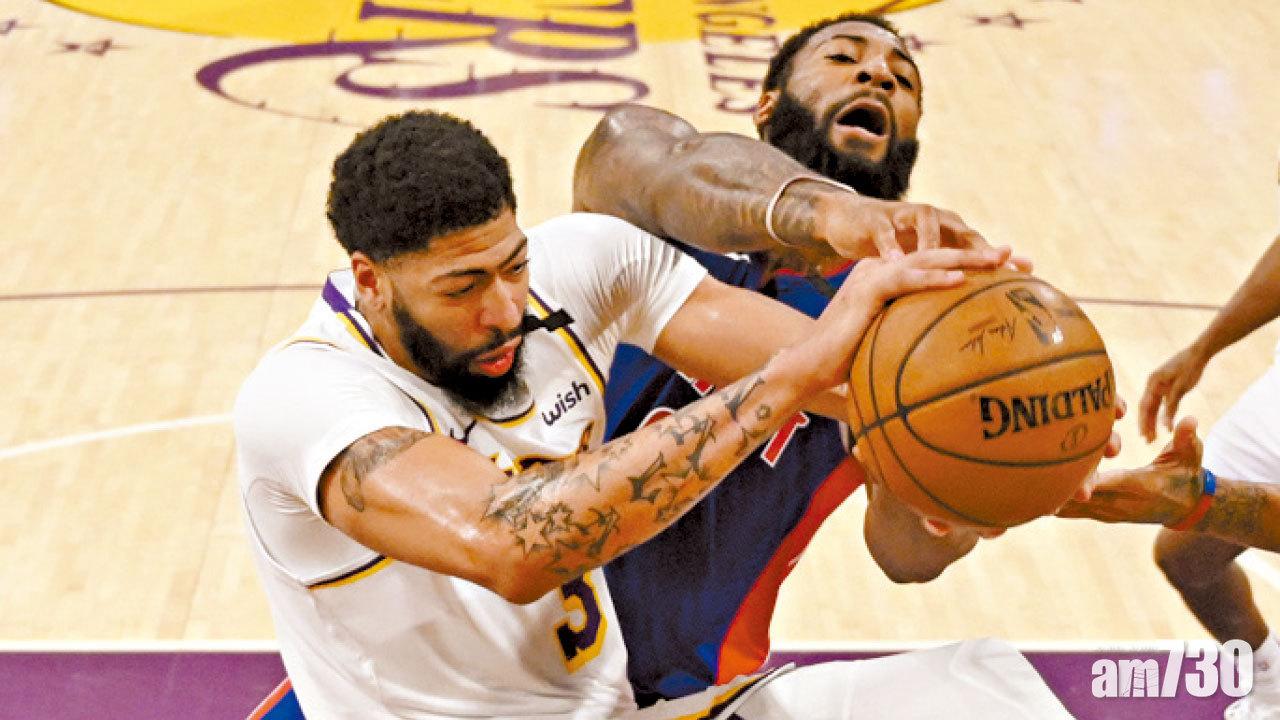 戴維斯8次封阻 湖人挫活塞5連勝