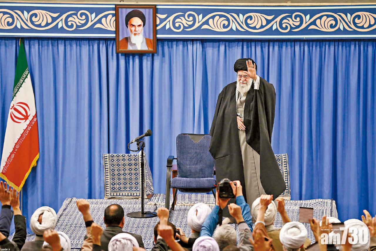 22枚導彈狂炸美基地 聲稱殺80人  哈梅內伊︰摑美一巴