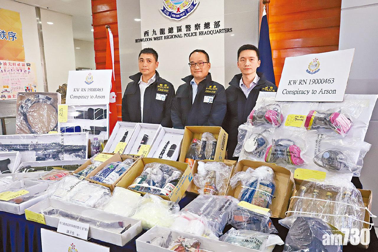 涉去年九龍塘站汽油彈案 警拘5漢控串謀縱火