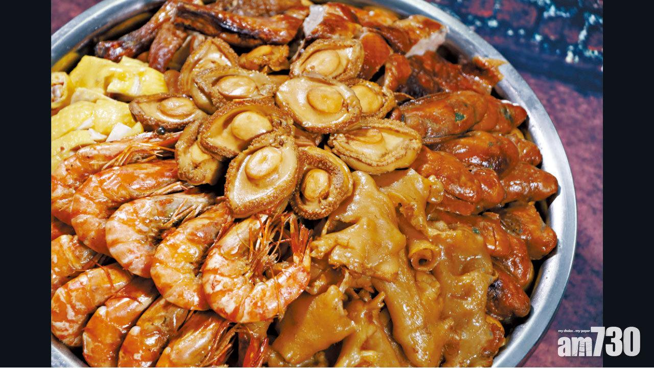 限量100盆花膠金蠔盆菜 am讀者送金鼠擺設