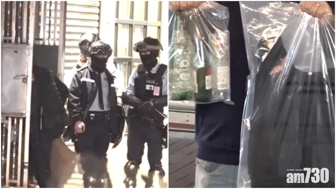 警方旺角檢土製炸彈  指4名被捕者為隱閉勇武組織成員