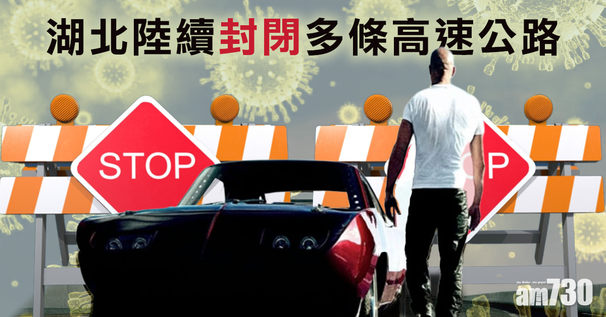 【武漢肺炎】湖北陸續封閉多條高速公路