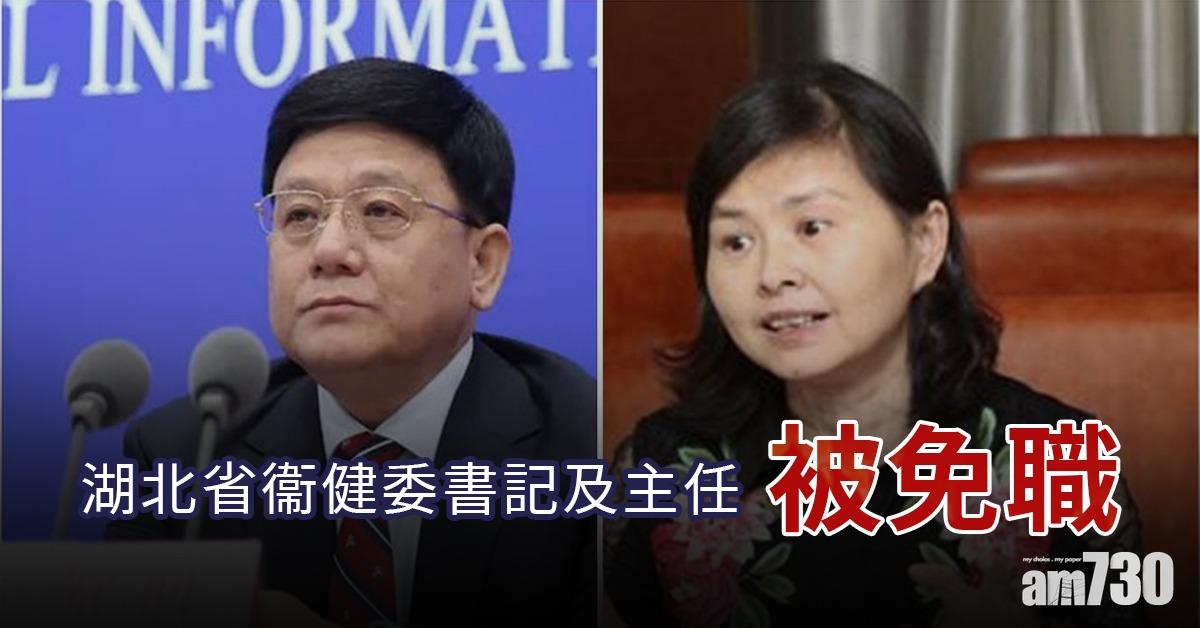 【武漢肺炎】湖北省衞健委書記及主任被免職