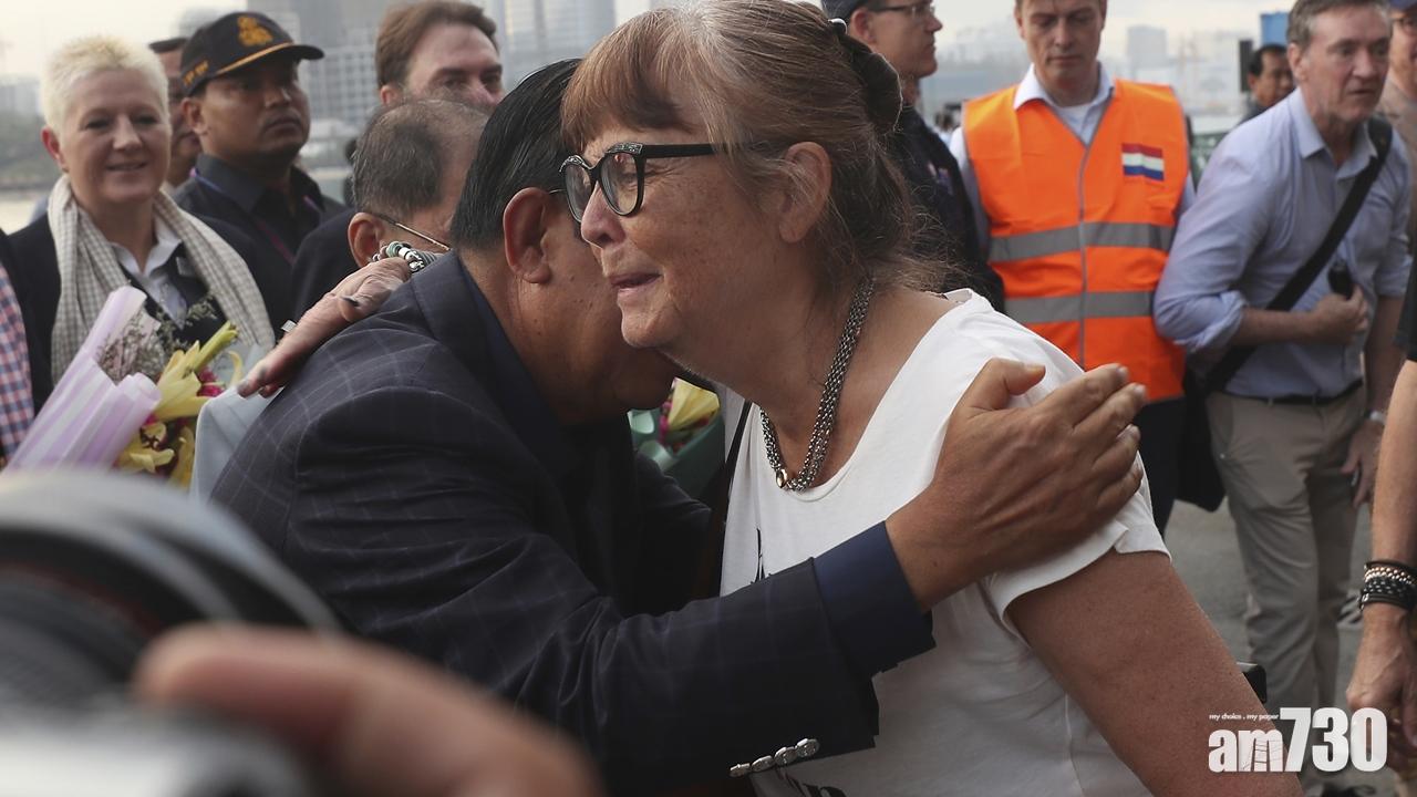 【武漢肺炎】威士特丹號乘客柬埔寨上岸　總理洪森迎接