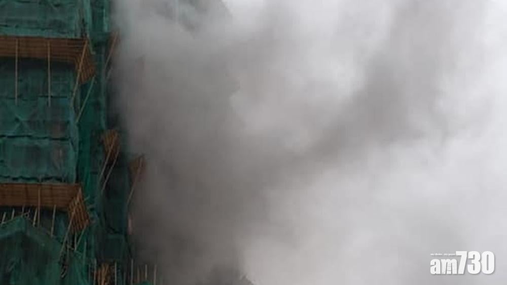 將軍澳日出康城地盤火警　傳爆炸聲無人傷