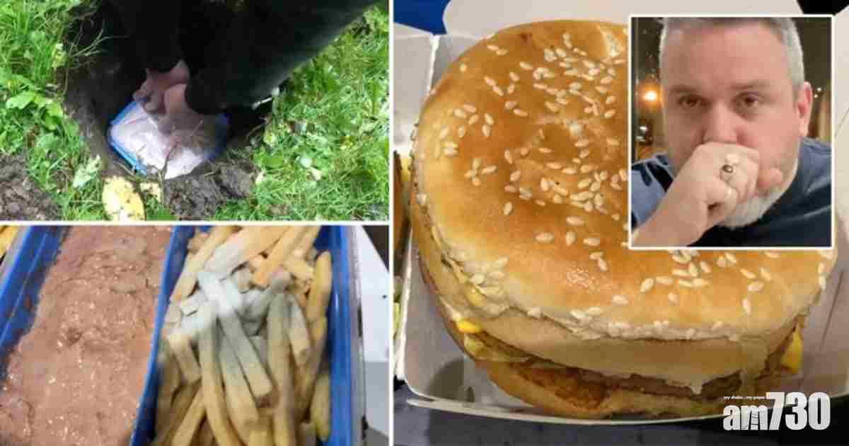 【倒胃挑戰】英男食埋土14個月麥記套餐慶生 (有片)