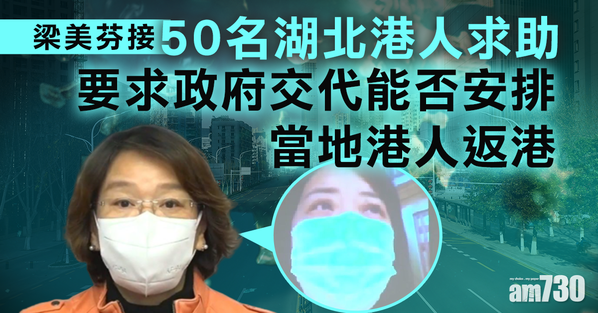 【武漢肺炎】梁美芬接50名湖北港人求助  促政府支援