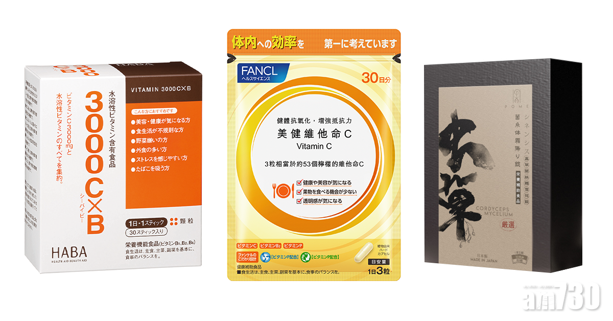 肺炎疫情持續 營養補充劑推介