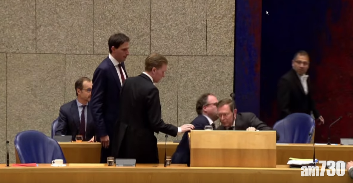 【新冠肺炎】荷蘭衛生部門首長　國會發言時突暈低(有片)