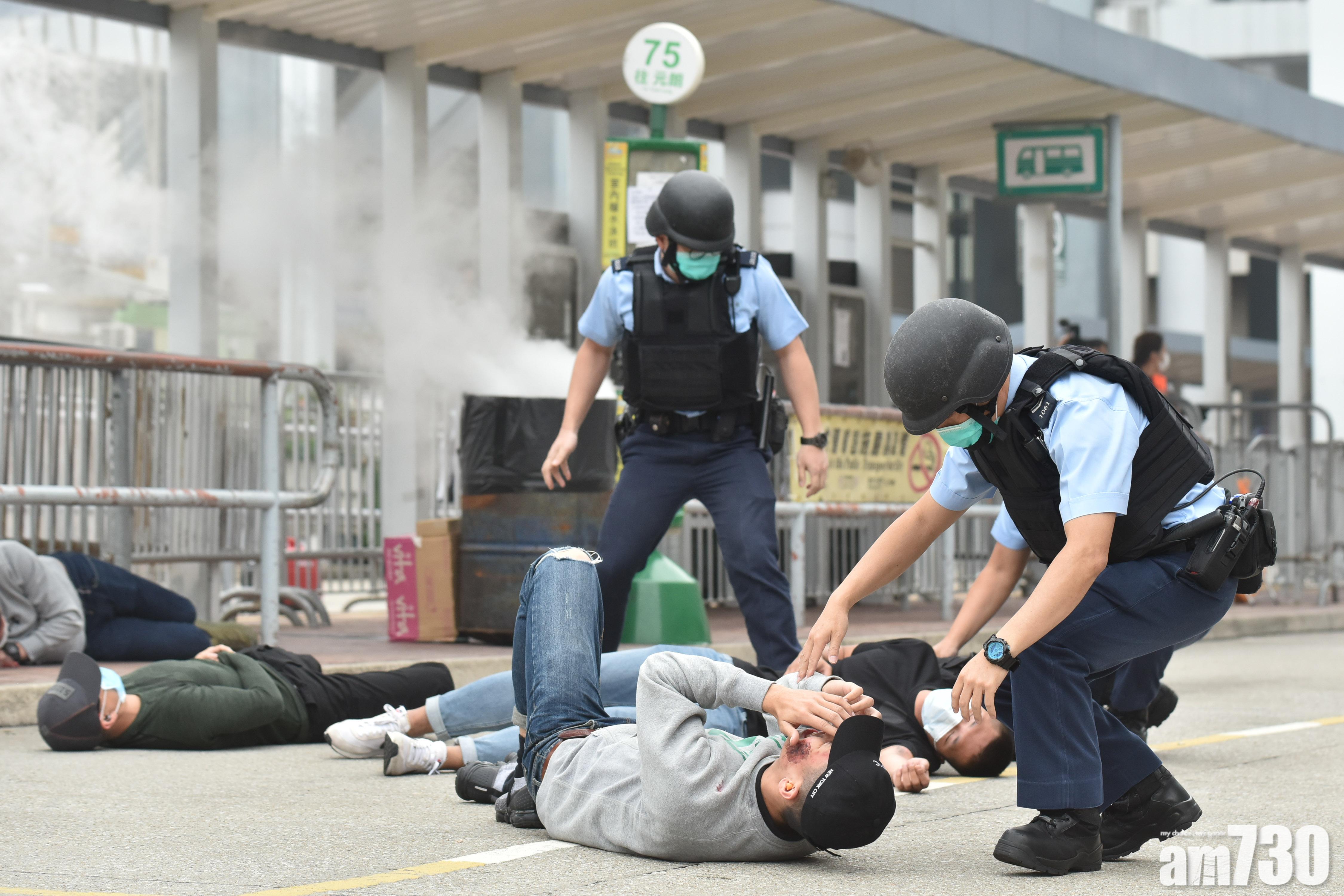 【圖輯】跨部門反恐演習模擬炸彈襲擊