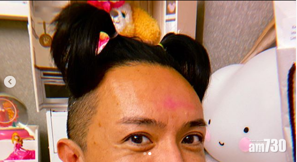 張繼聰扮阿Boo𠱁囡囡開心