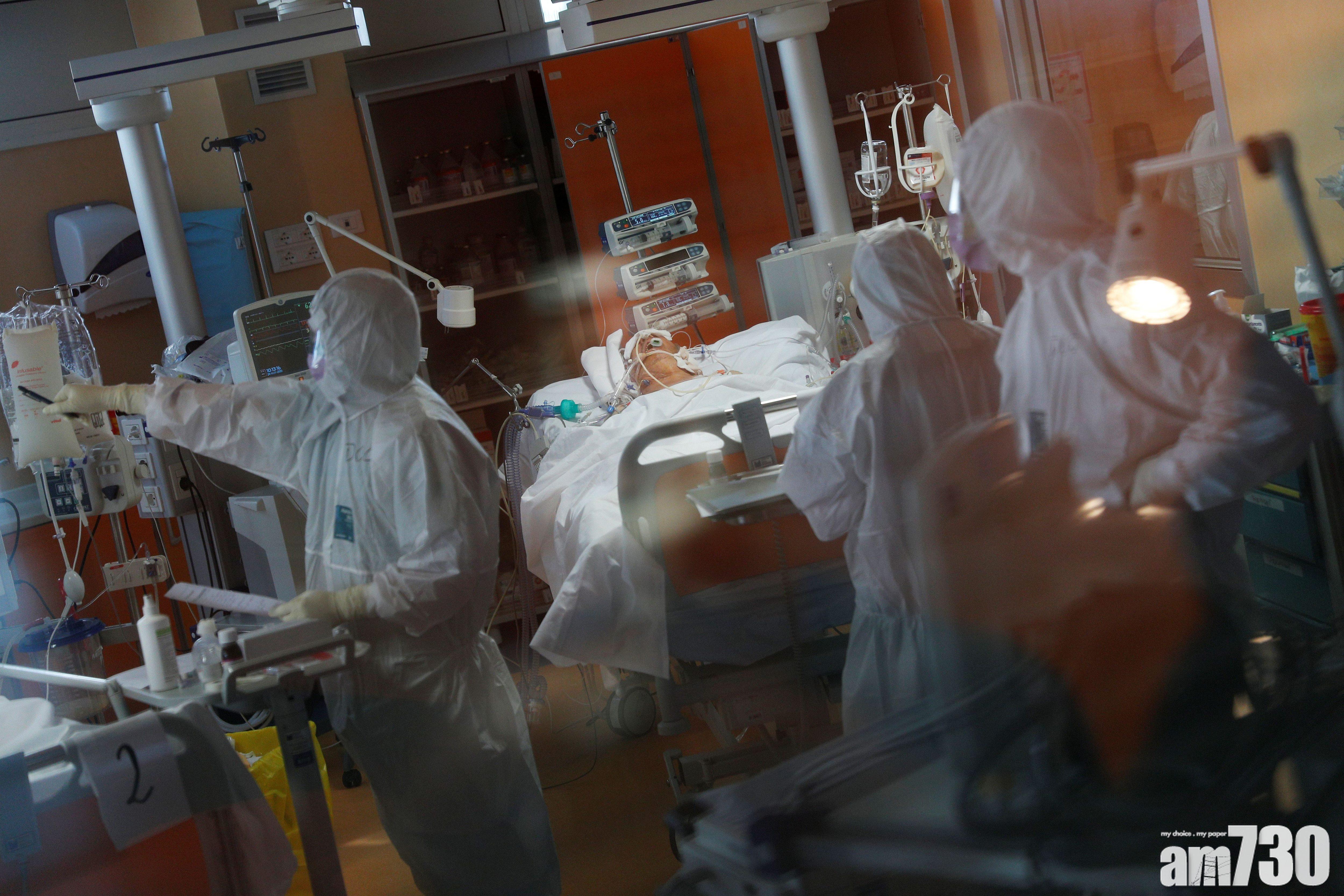 【新冠肺炎】英格蘭大部分ICU料幾日爆滿   護士︰醫生揀病人救