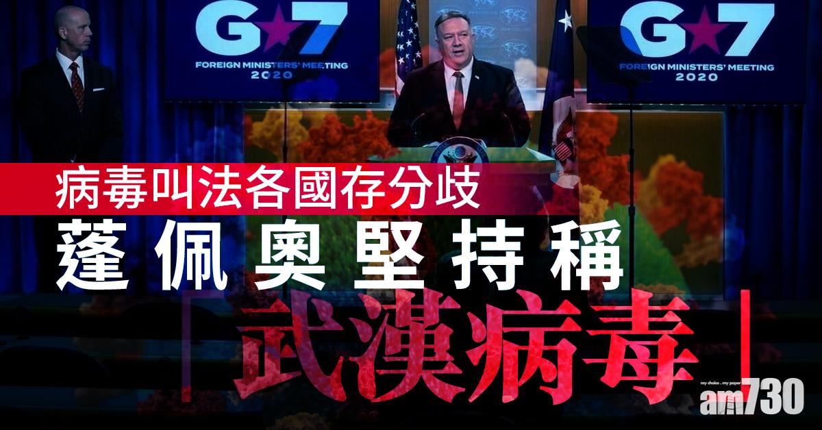 病毒叫法各國存分歧　蓬佩奧堅持稱「武漢病毒」