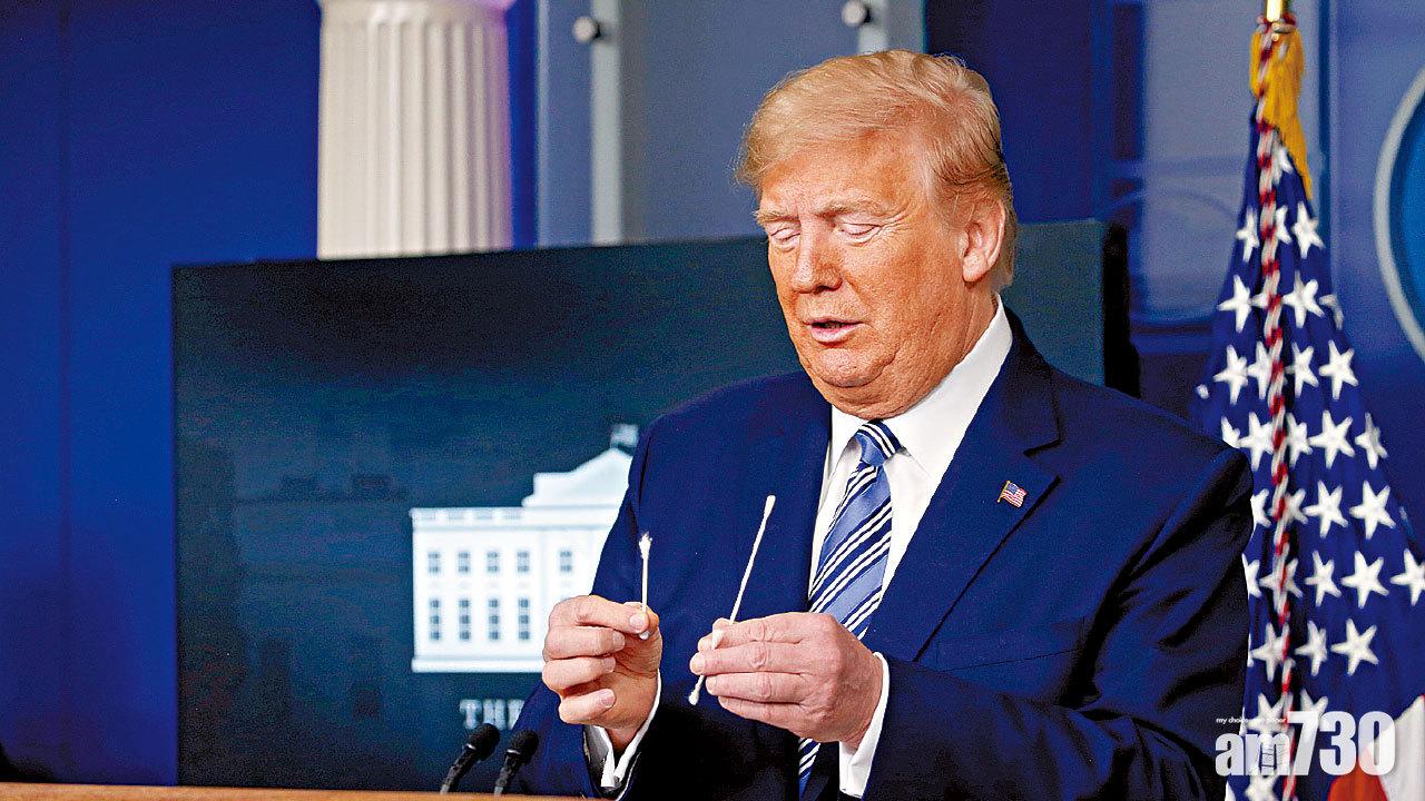 財長料經濟數月可復元 特再引《國防法》增產驗疫棒