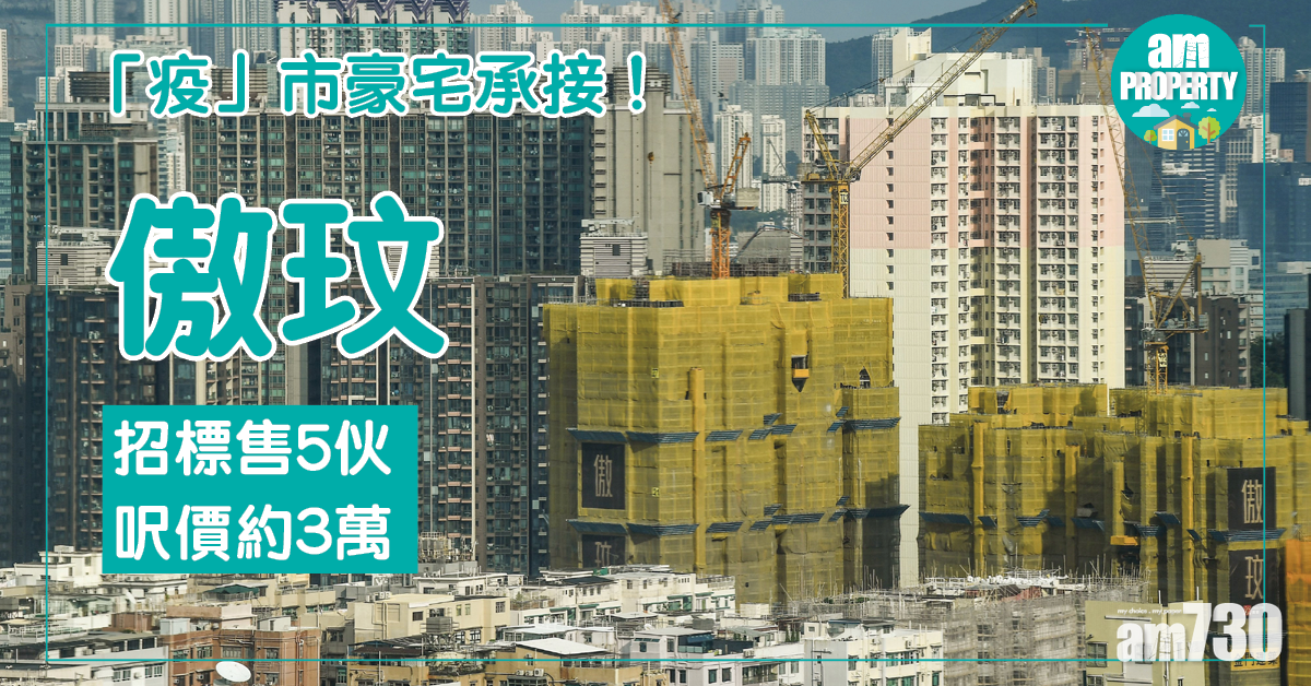 傲玟招標售5伙 呎價約3萬