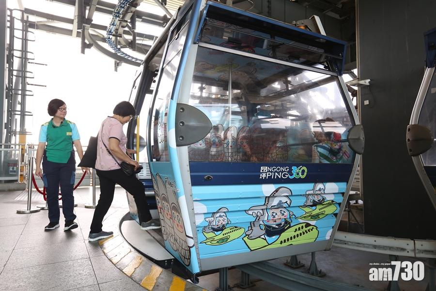 昂坪360去年客量跌兩成  乘客消費力續創新高