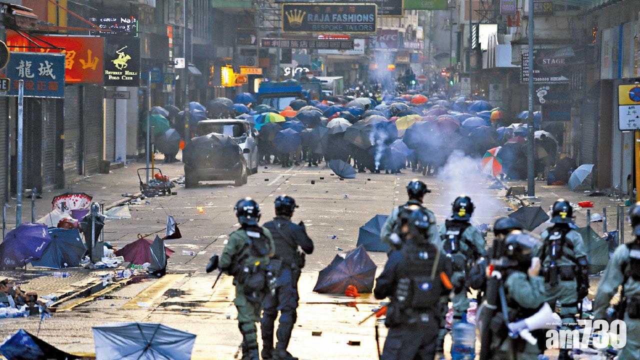 港澳辦狠批「黑暴」 籲掌公權者以正壓邪