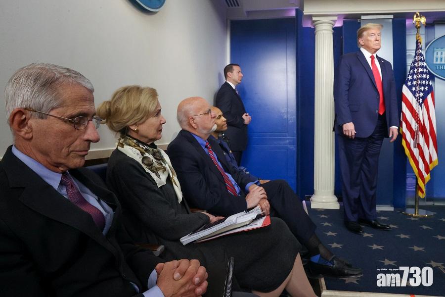 【新冠肺炎】曾接觸確診者   美3抗疫重要官員須隔離