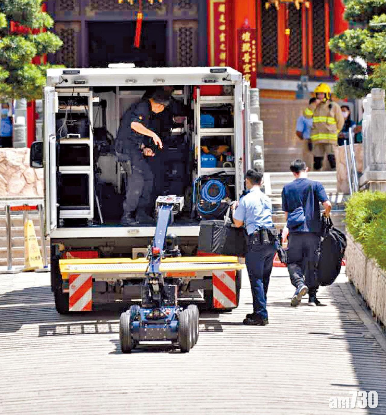 黃大仙祠現可疑鐵盒 嶺大︰屬研究裝置