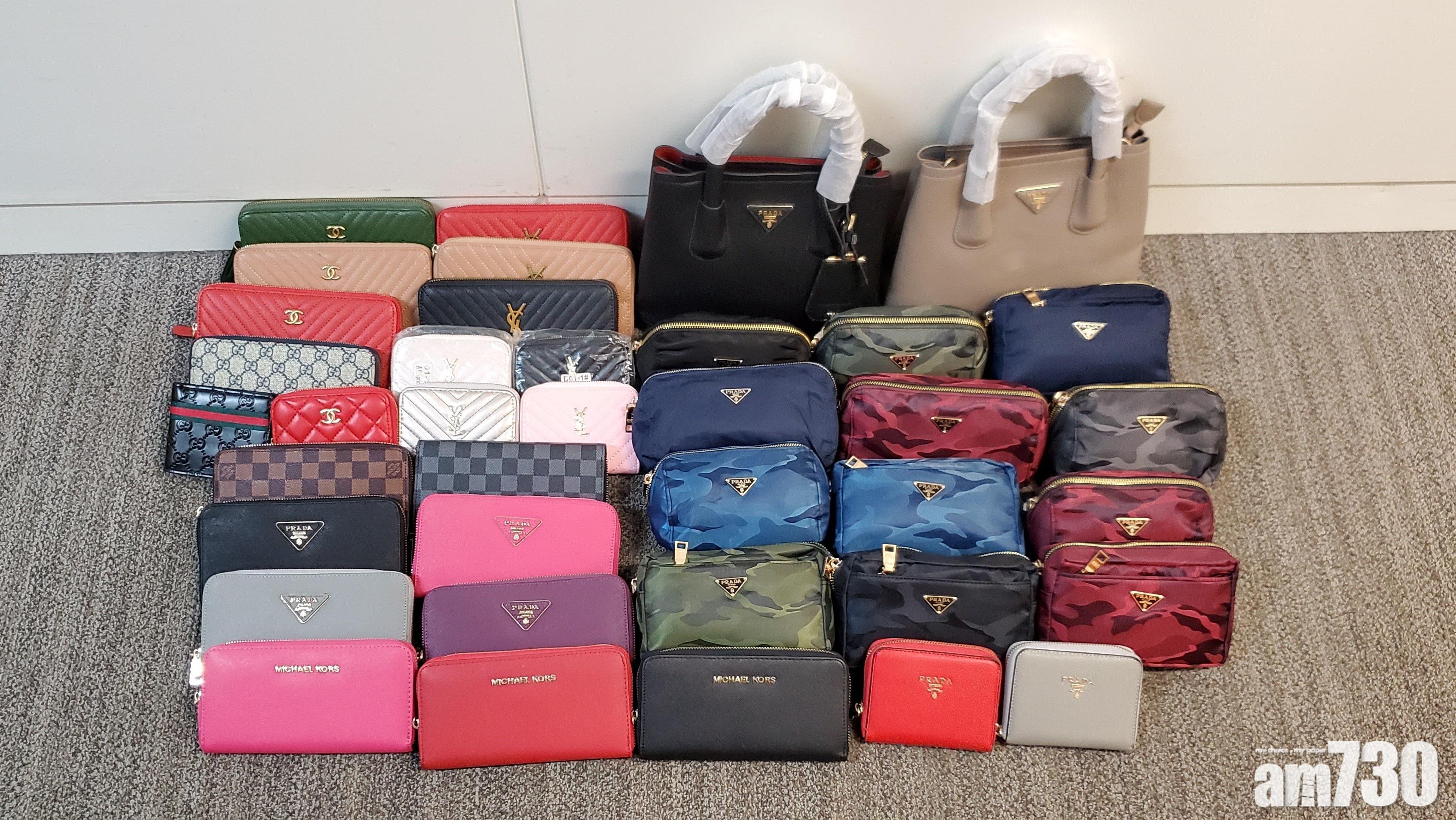 海關旺角小販攤檔檢市值50萬元懷疑冒牌貨拘7人