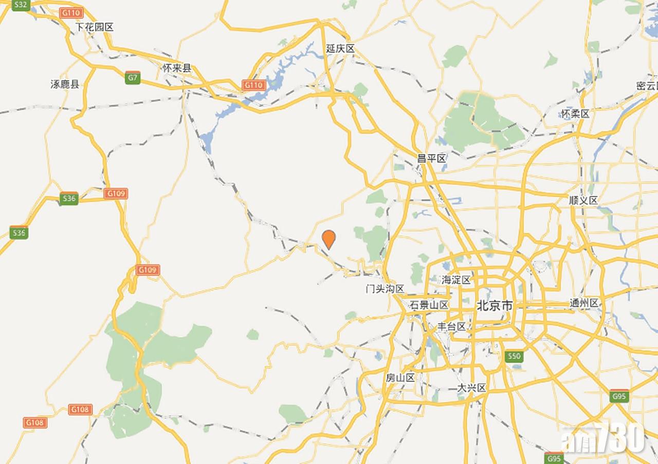 北京門頭溝區3.6級地震　民眾稱感到床晃動數秒