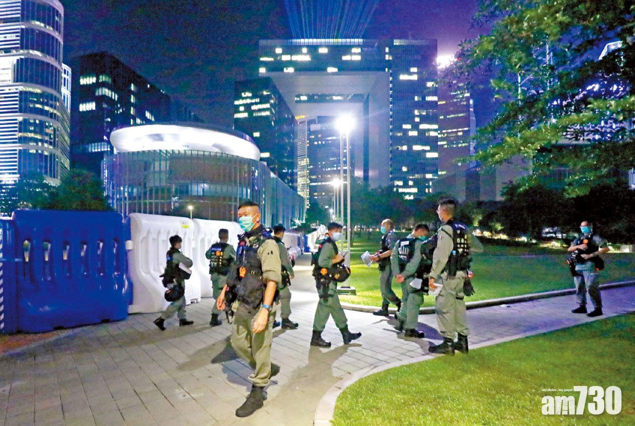 立法會《國歌法》二讀  警防暴大隊高度戒備
