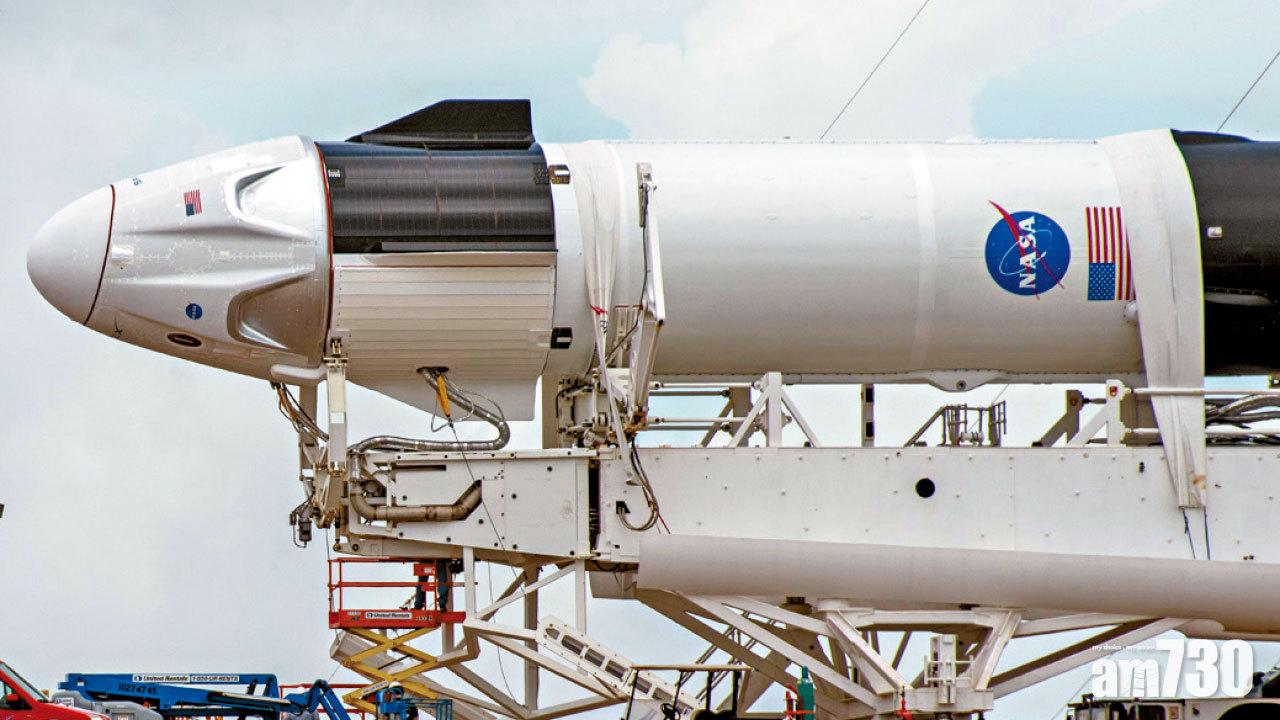 SpaceX加州發射火箭 私人企業首載人征空