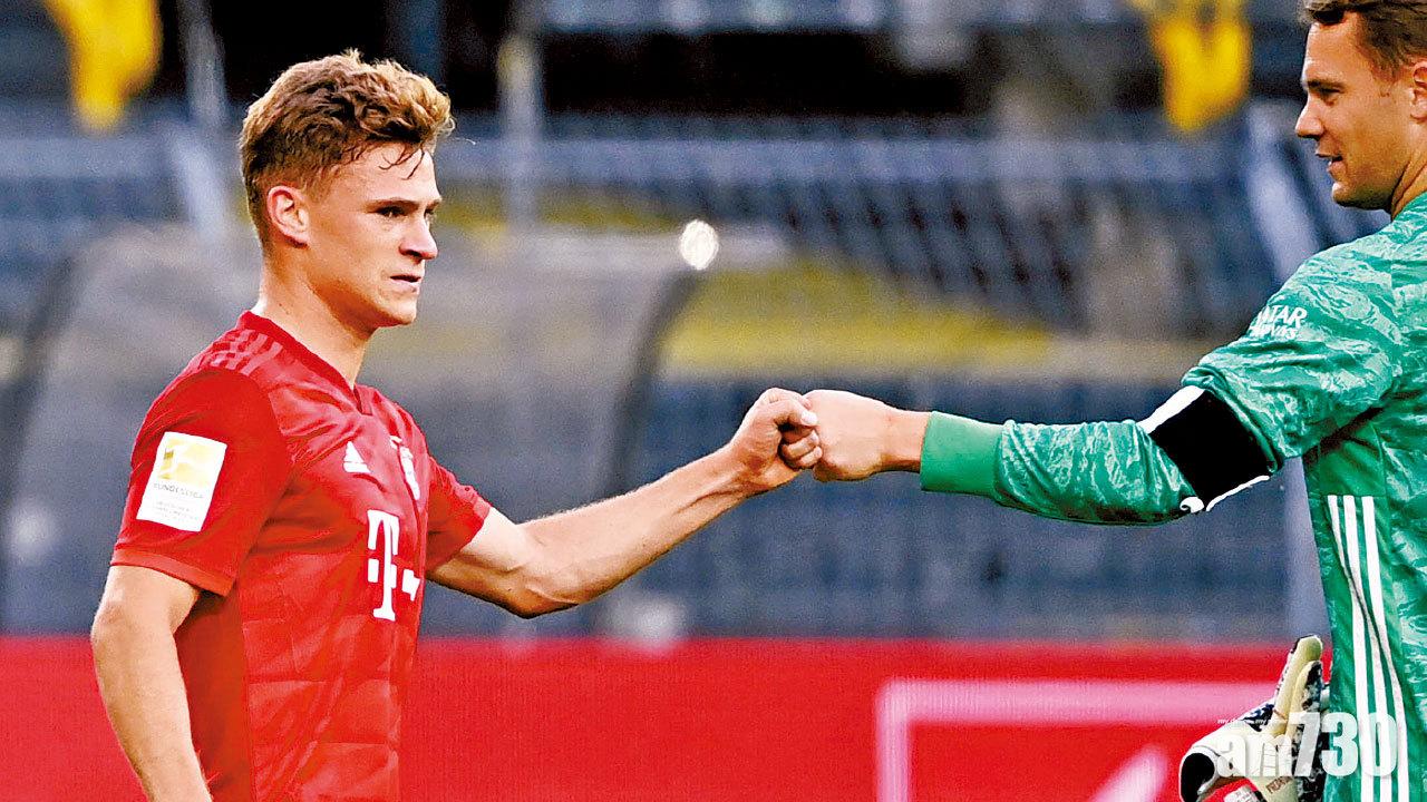 冇乜懸念 甘美治笠射挫多蒙特 拜仁德甲領放7分