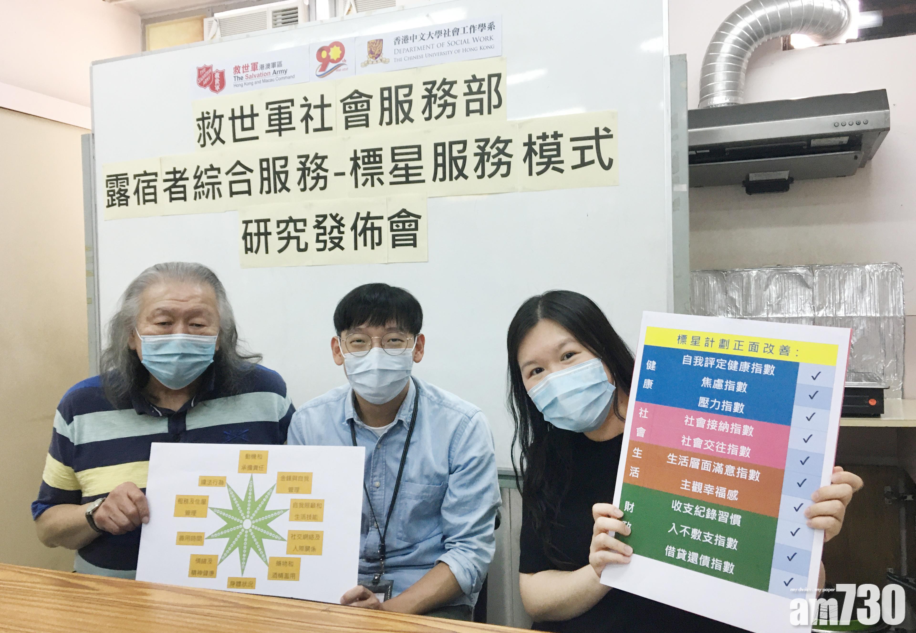 救世軍2016年引入「標星模式」服務露宿者 研究發現多方面有正面效果