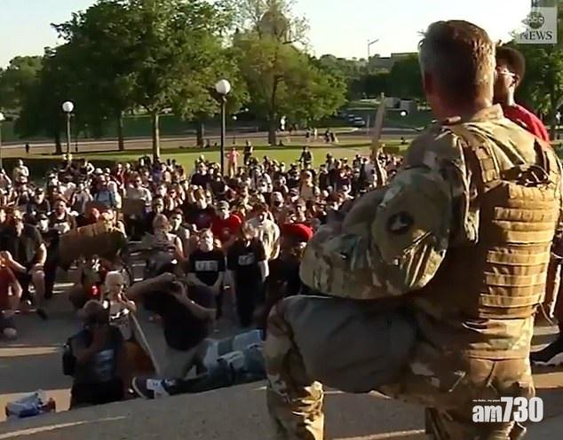 【美國示威】國民警衛軍願撤退  換民眾和平集會