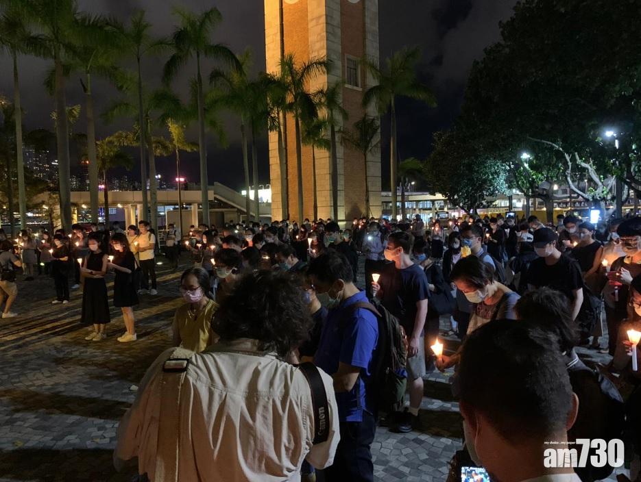 有區議員在尖沙咀辦悼念六四活動