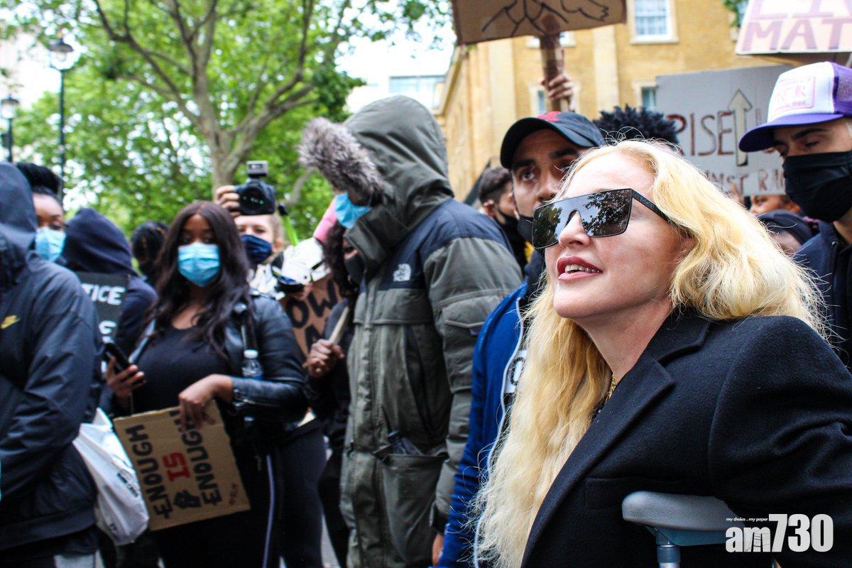 【唔戴口罩】娜姐現身撐黑人平權運動