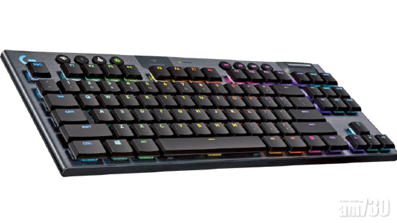 無數字鍵台 Logitech G913 TKL無線RGB機械鍵盤