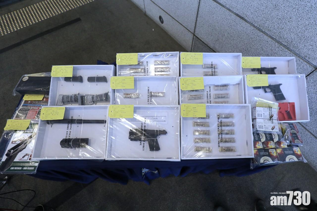 警洪水橋檢曲尺手槍390發實彈　一家三口被捕