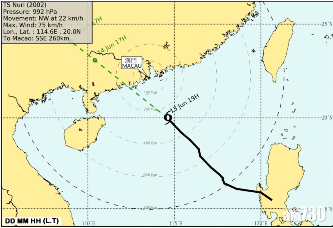 澳門改發3號風球　凌晨不排除改掛8號