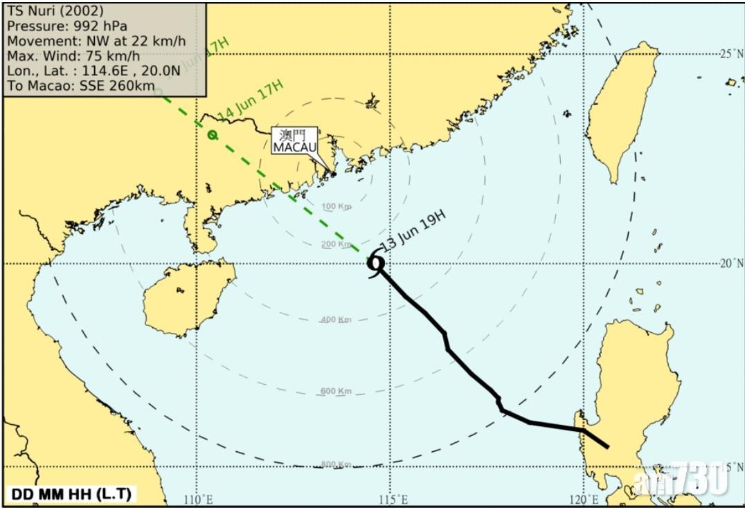 澳門改發3號風球　凌晨不排除改掛8號