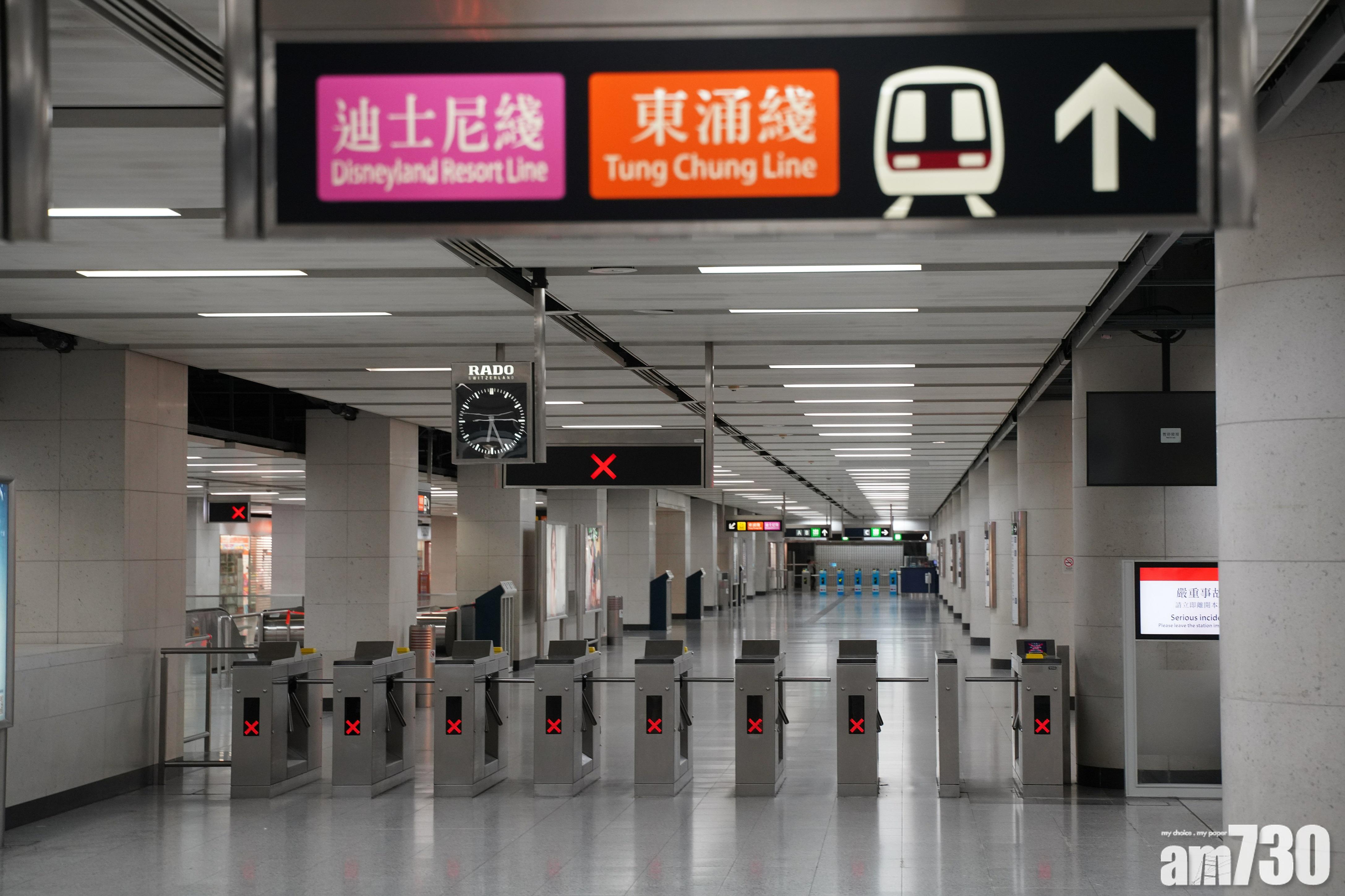 港鐵迪士尼綫本周三恢復列車服務