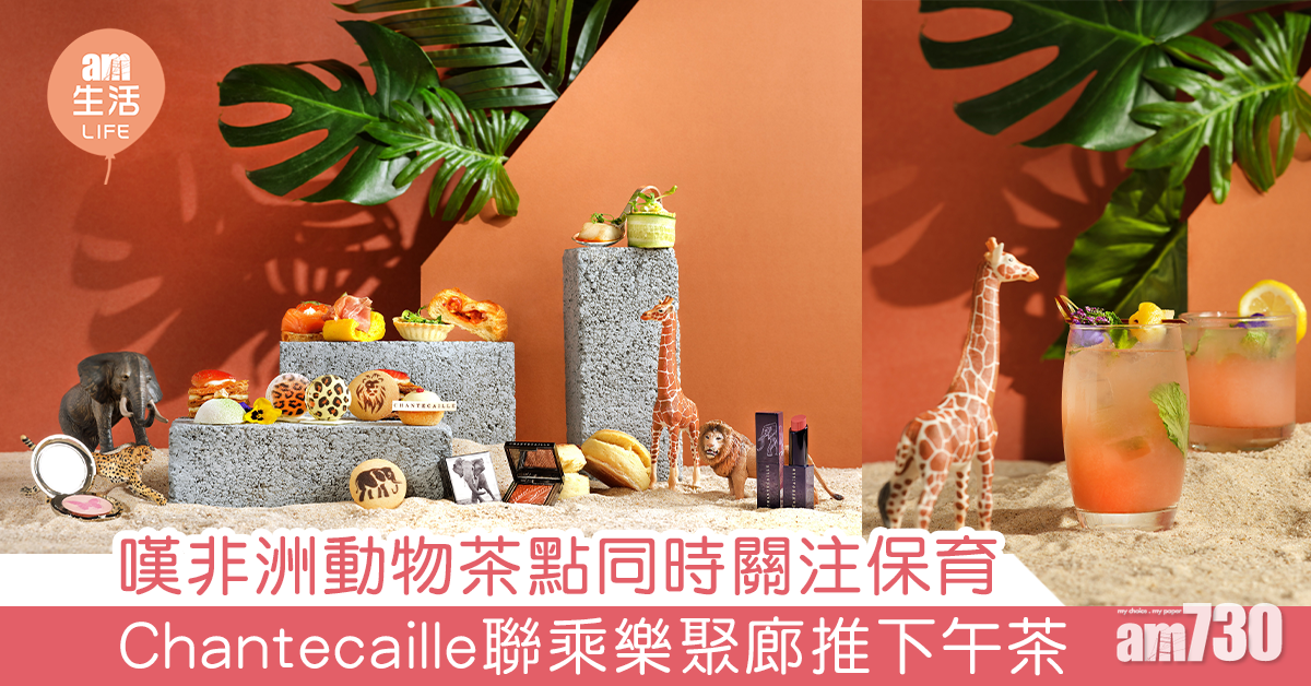 嘆非洲動物茶點同時關注保育 Chantecaille聯乘樂聚廊推下午茶