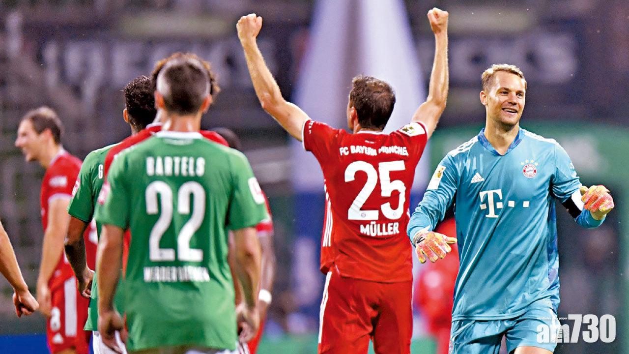 提前封王 羅拔仔射垮不來梅 拜仁德甲8連霸