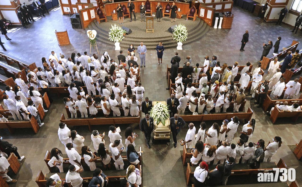 亞特蘭大涉拒捕搶電槍遭警擊斃黑人出殯