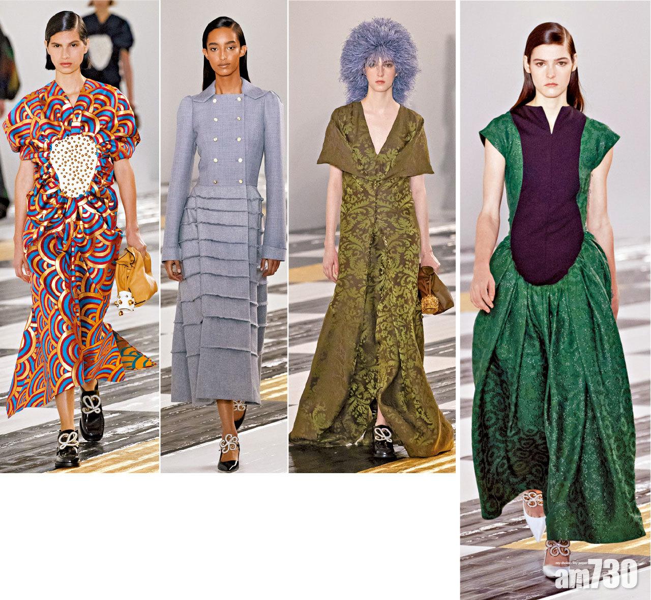 LOEWE吹強烈對比風 豐滿秋色